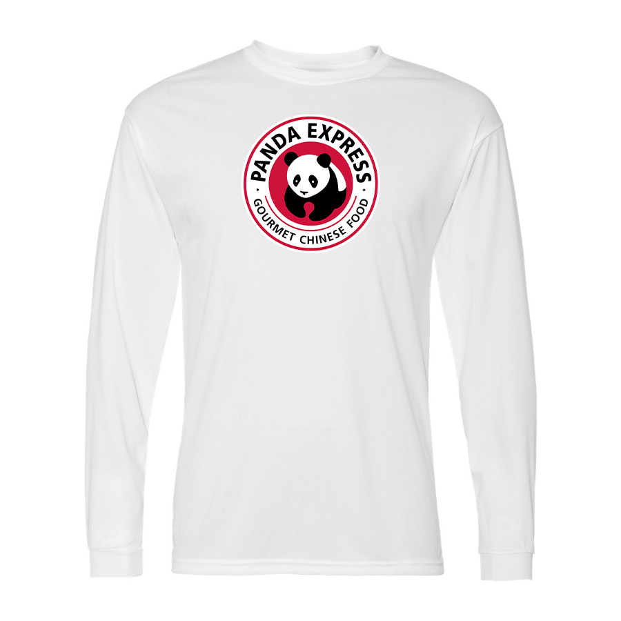 Men's Panda Express Polyester Long Sleeve T-Shirt