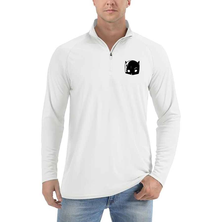 Men's Hellcat Lightweight Quarter-Zip Athletic Shirt Long Sleeve Performance Wear