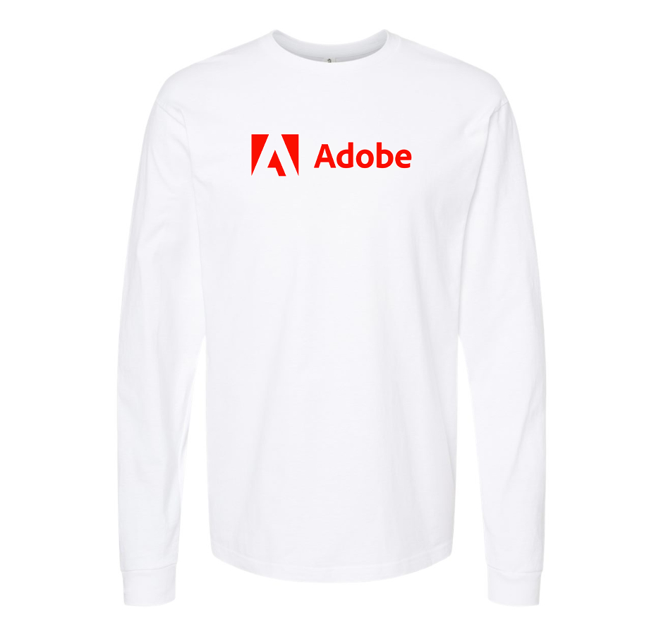 Men's Adobe Corporate  Cotton Long Sleeve T-Shirt