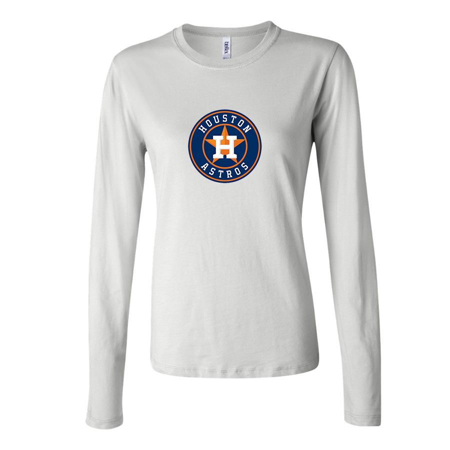 Women's Houston Astros  Long Sleeve T-Shirt