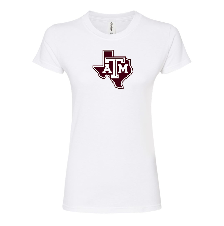 Women's Texas AM Aggies Round Neck T-Shirt