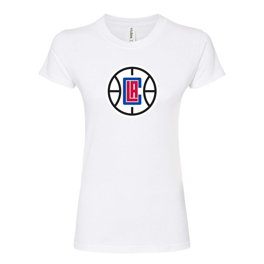 Women's LA Clippers Round Neck T-Shirt