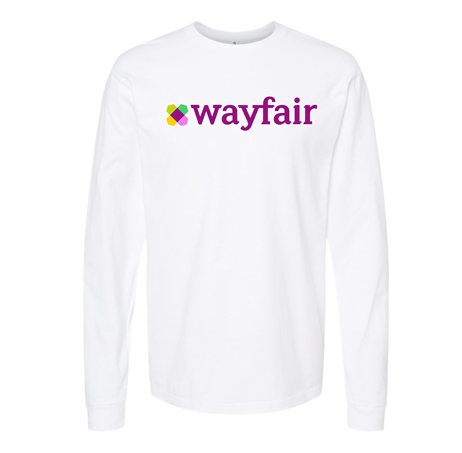 Men's Wayfair Cotton Long Sleeve T-Shirt