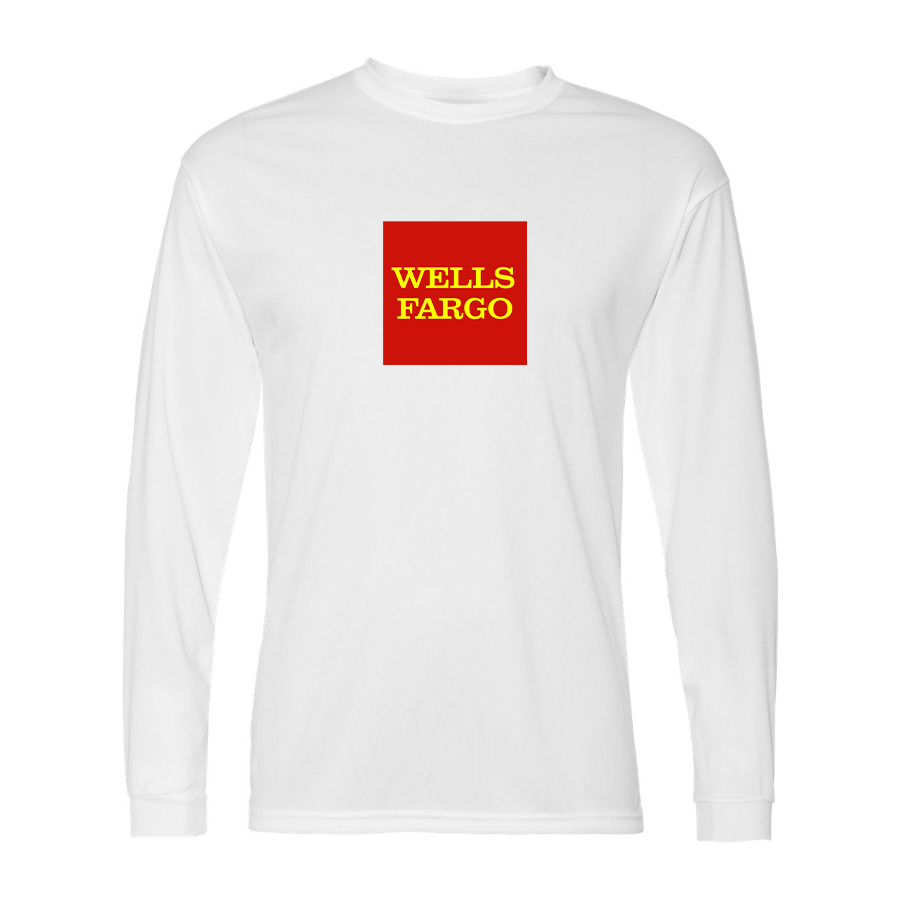 Men's Wells Fargo Polyester Long Sleeve T-Shirt