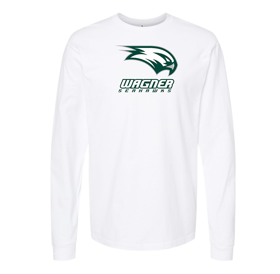 Men's Wagner Seahawks Cotton Long Sleeve T-Shirt