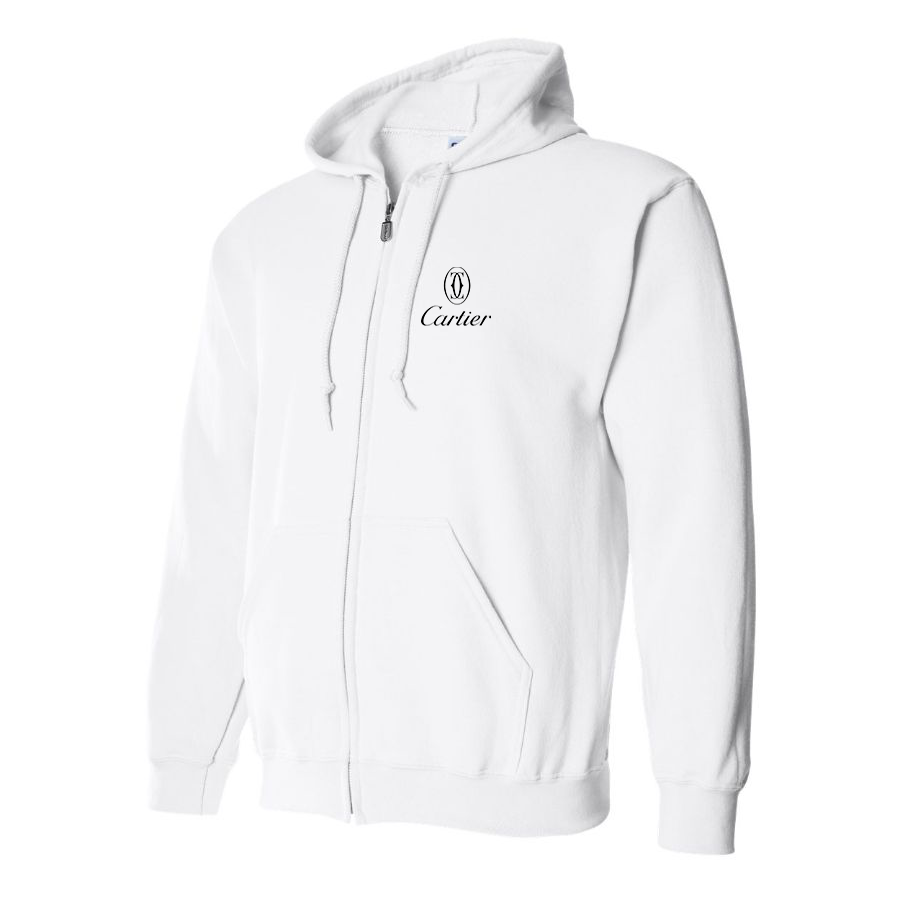 Men's Cartier Jeweller and Watchmaker Zipper Hoodie