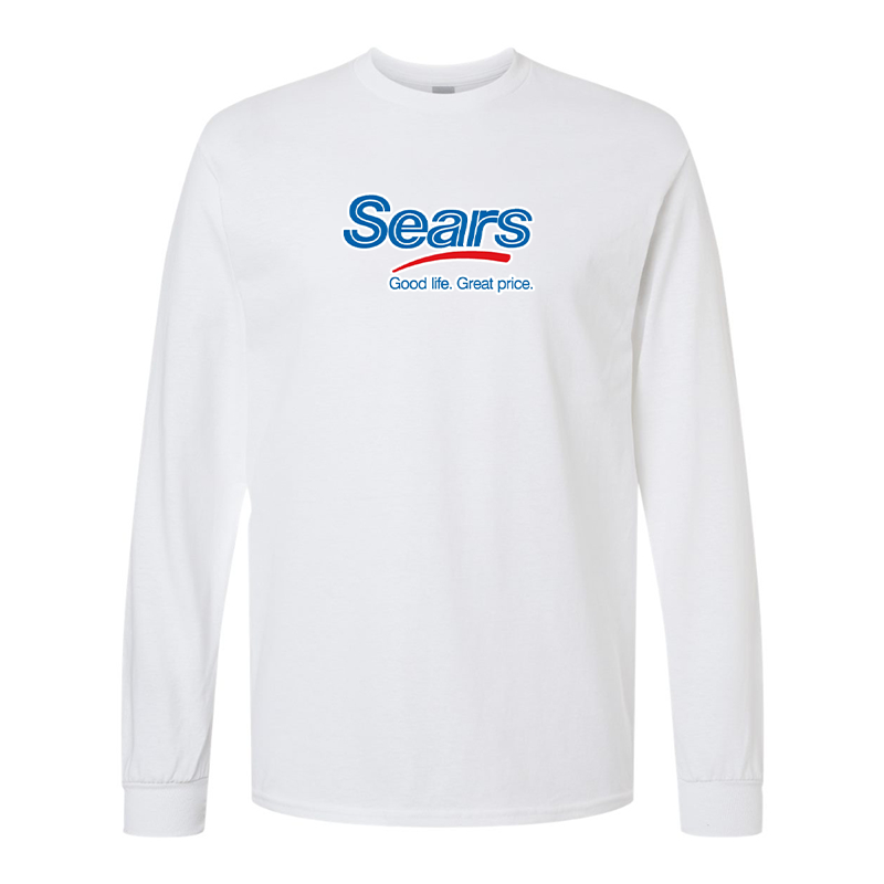 Men's Sears Gildan Heavy Cotton Long Sleeve T-Shirt