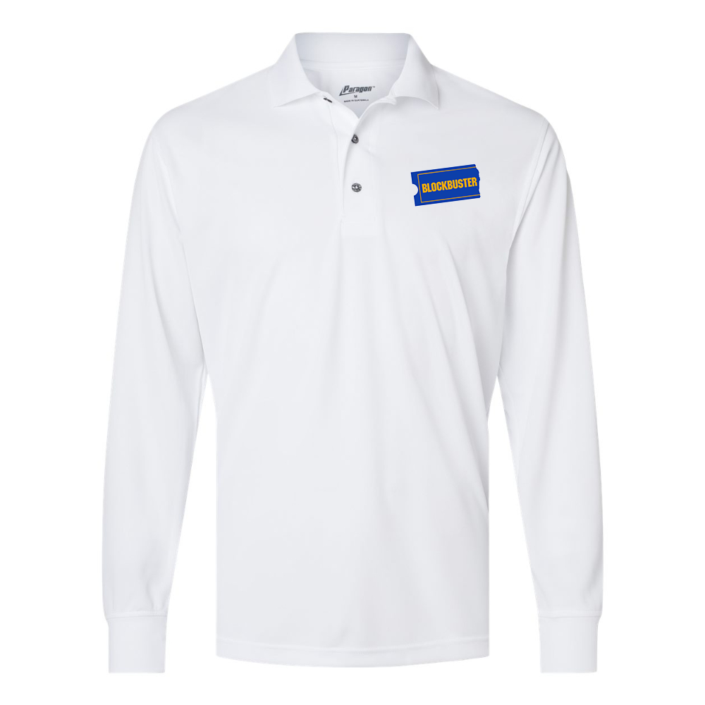 Men's Blockbuster  Paragon Prescott Long Sleeve Polo