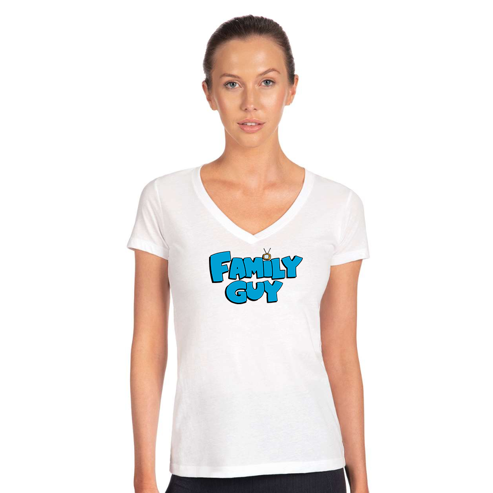 Women's Family Guy Next Level Ideal V-Neck T-Shirt