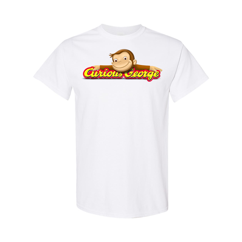 Men's Curious George Gildan Heavy Cotton T-Shirt