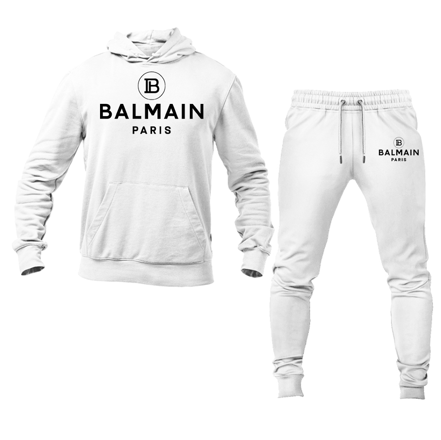 Men's Balmain Paris  Hoodie and Joggers Set