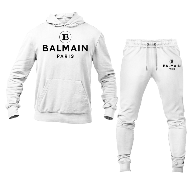 Men's Balmain Paris  Hoodie and Joggers Set