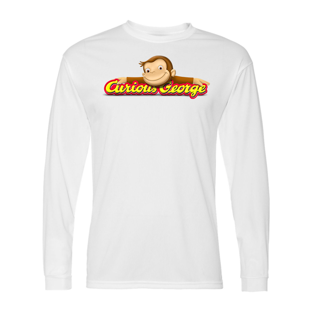 Men's Curious George Performance Long Sleeve T-Shirt