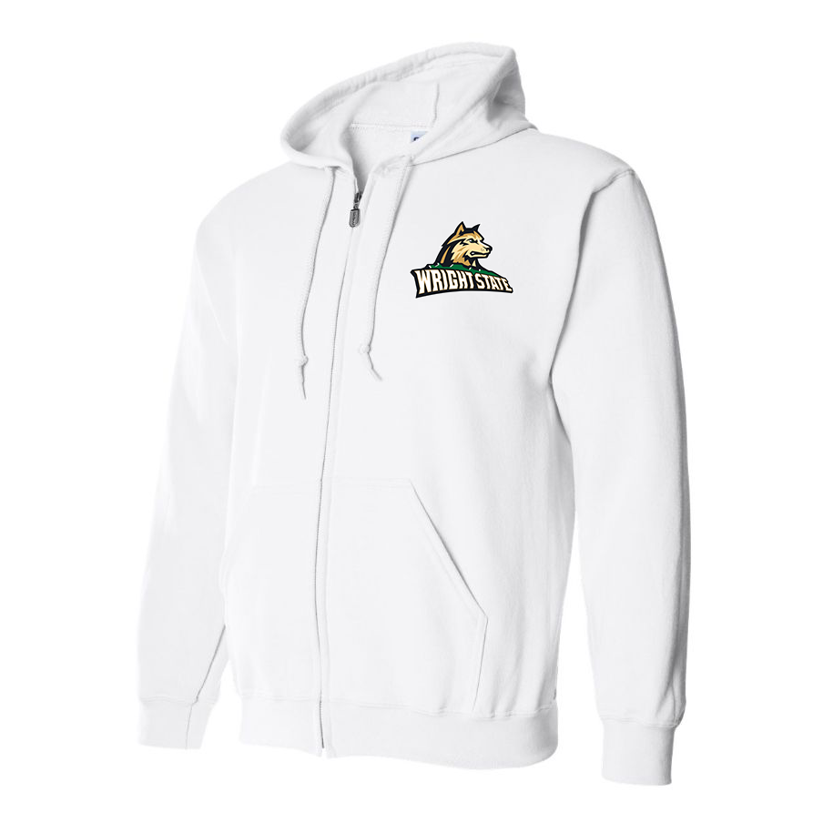 Men's Wright State Raiders Full Zip Hoodie