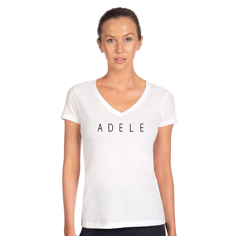 Women's ADELE Next Level Ideal V-Neck T-Shirt