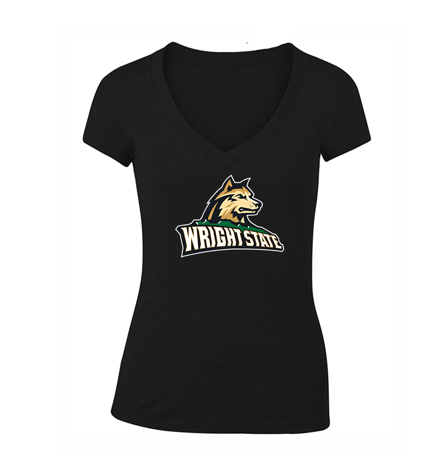 Women's Wright State Raiders V-Neck T-Shirt