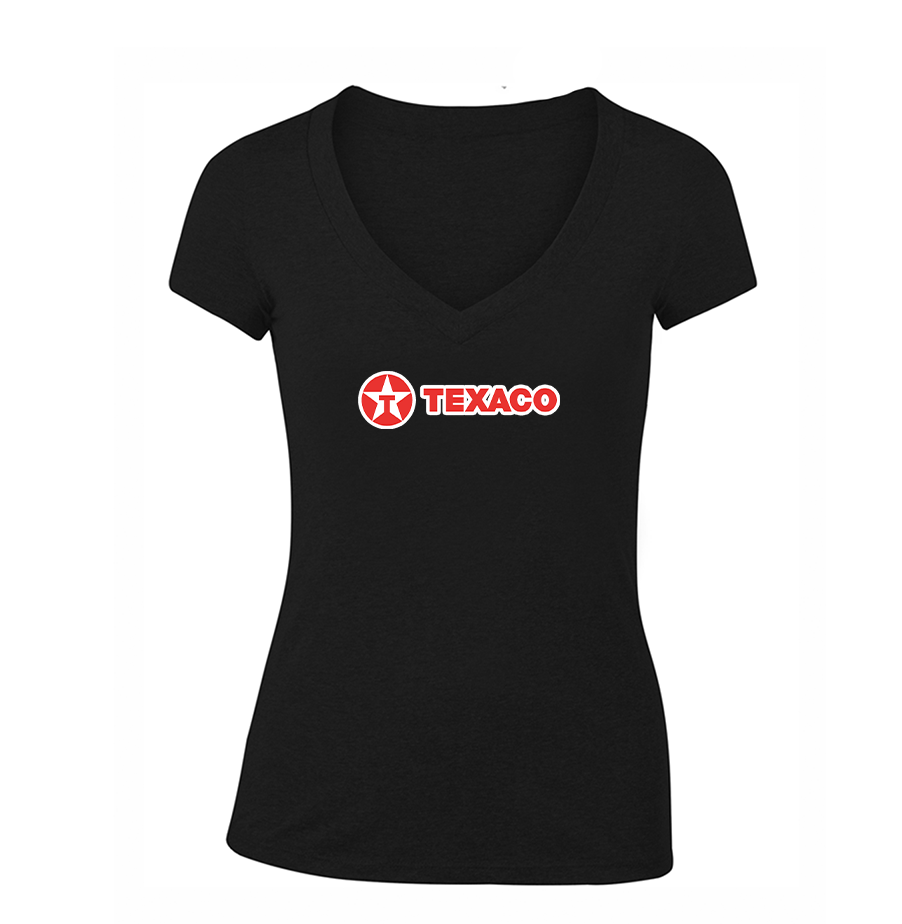 Women's Texaco  V-Neck T-Shirt