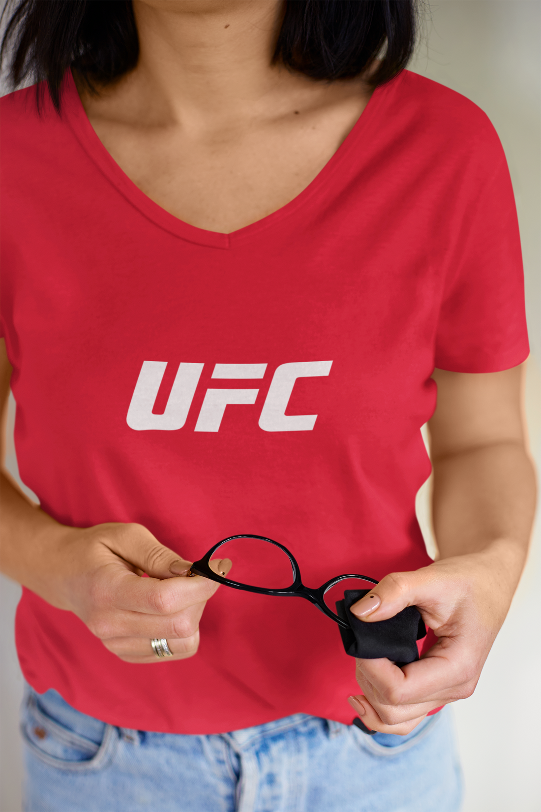 MMA Women's UFC V-Neck T-Shirt