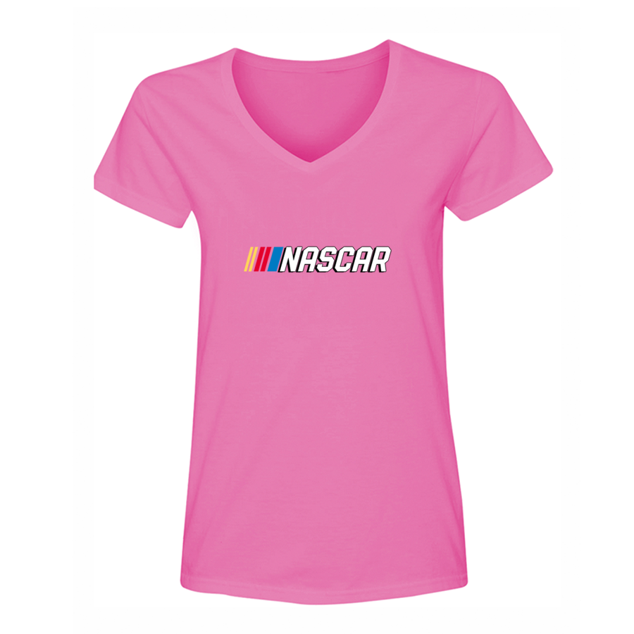 Women's Nascar V-Neck T-Shirt