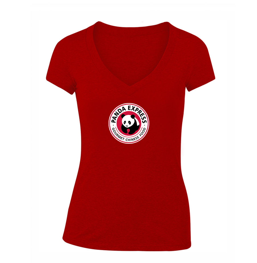 Women's Panda Express V-Neck T-Shirt