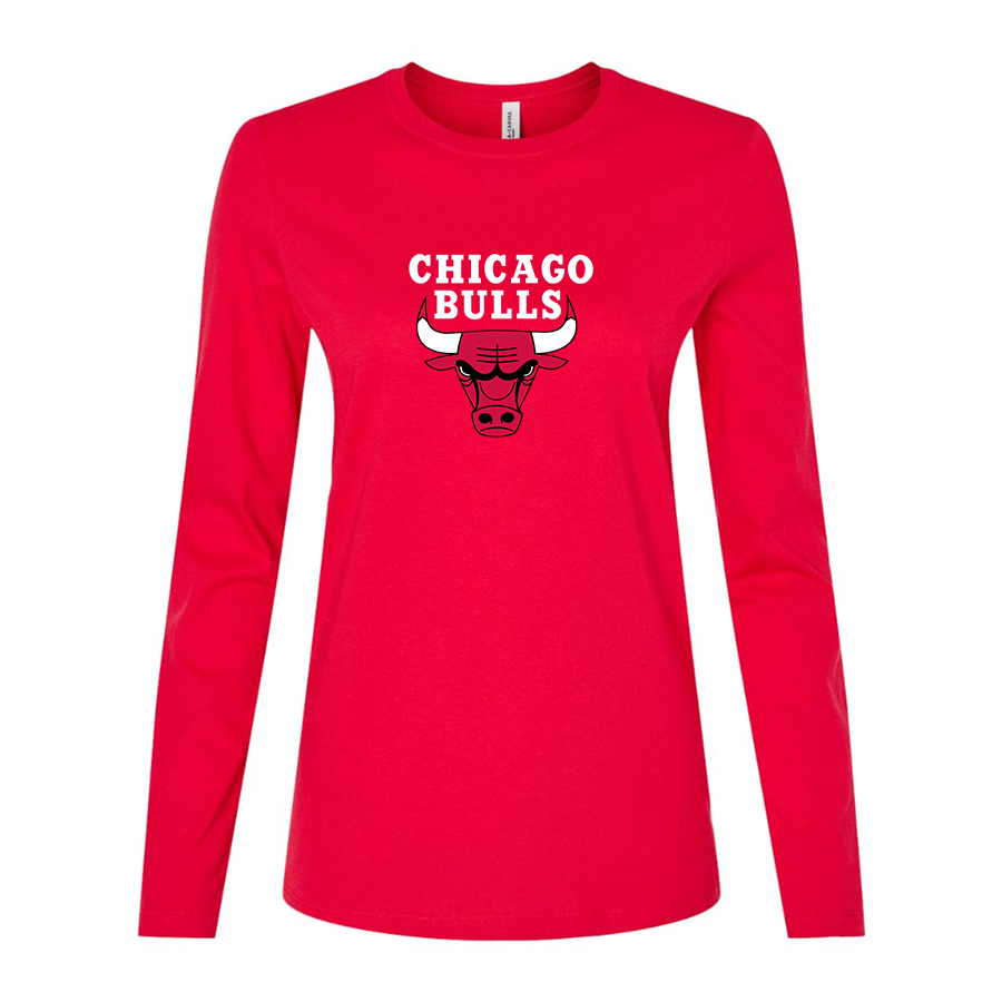 Women's Chicago Bulls Long Sleeve T-Shirt