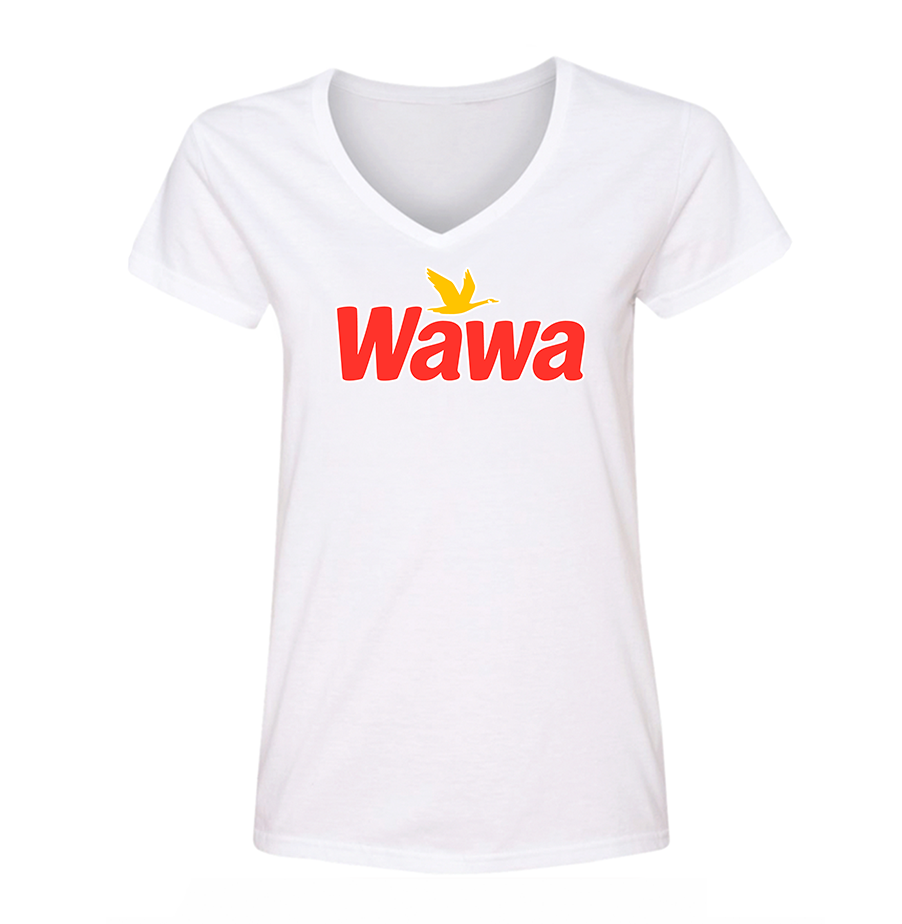 Women's Wawa Gas Station V-Neck T-Shirt