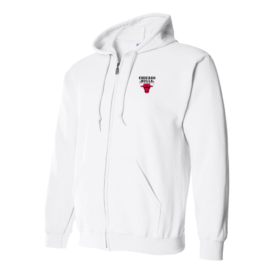 Men's Chicago Bulls Zipper  Hoodie