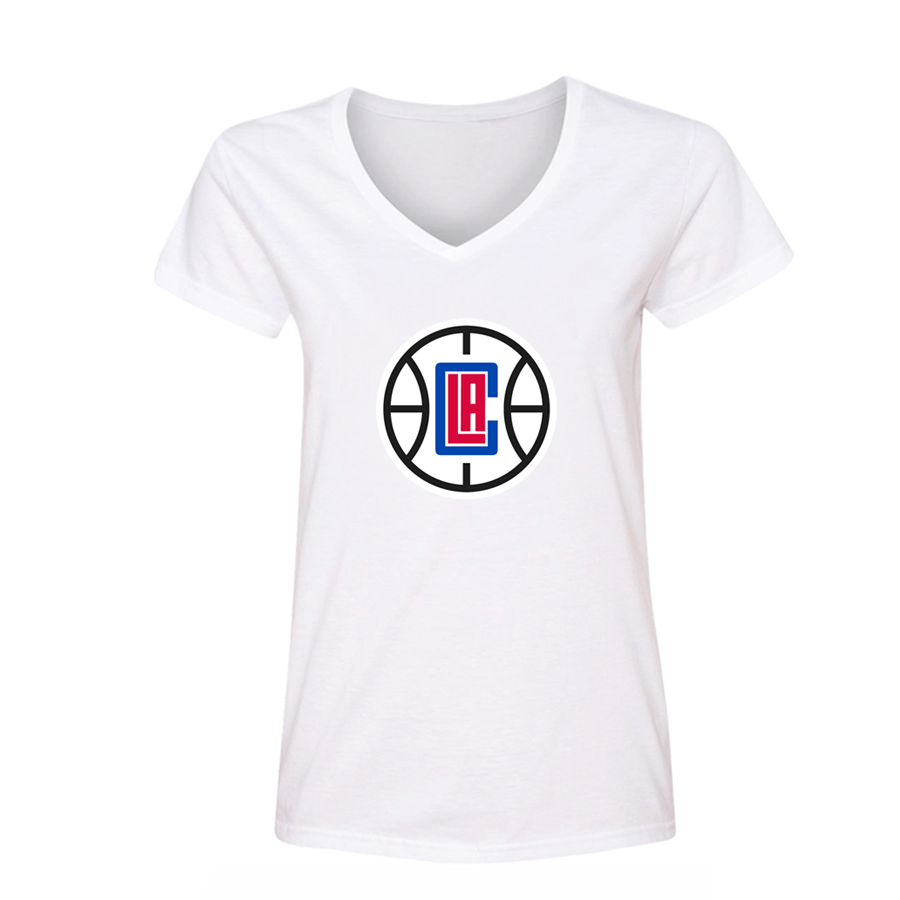 Women's LA Clippers V Neck T-Shirt