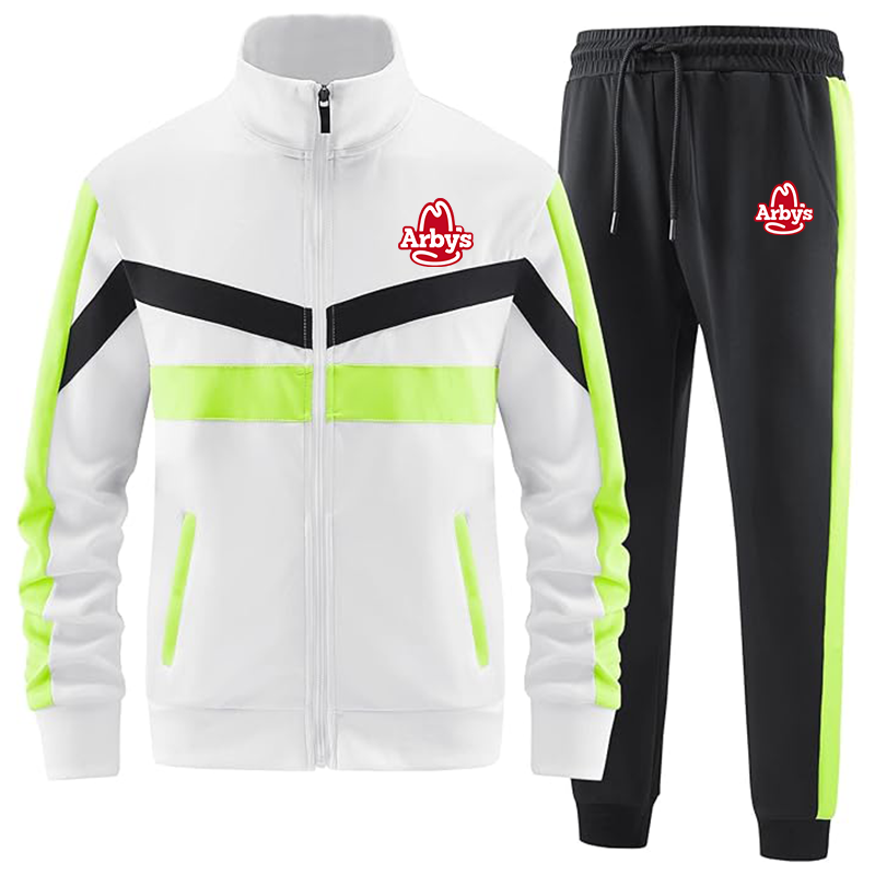 Men's Arbys ANOTWENER Casual 2 Piece Tracksuit Sets Long Sleeve Full Zip Jacket and Sweatpants Sport Outfits Sweatsuits