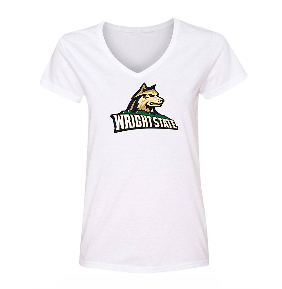 Women's Wright State Raiders V-Neck T-Shirt